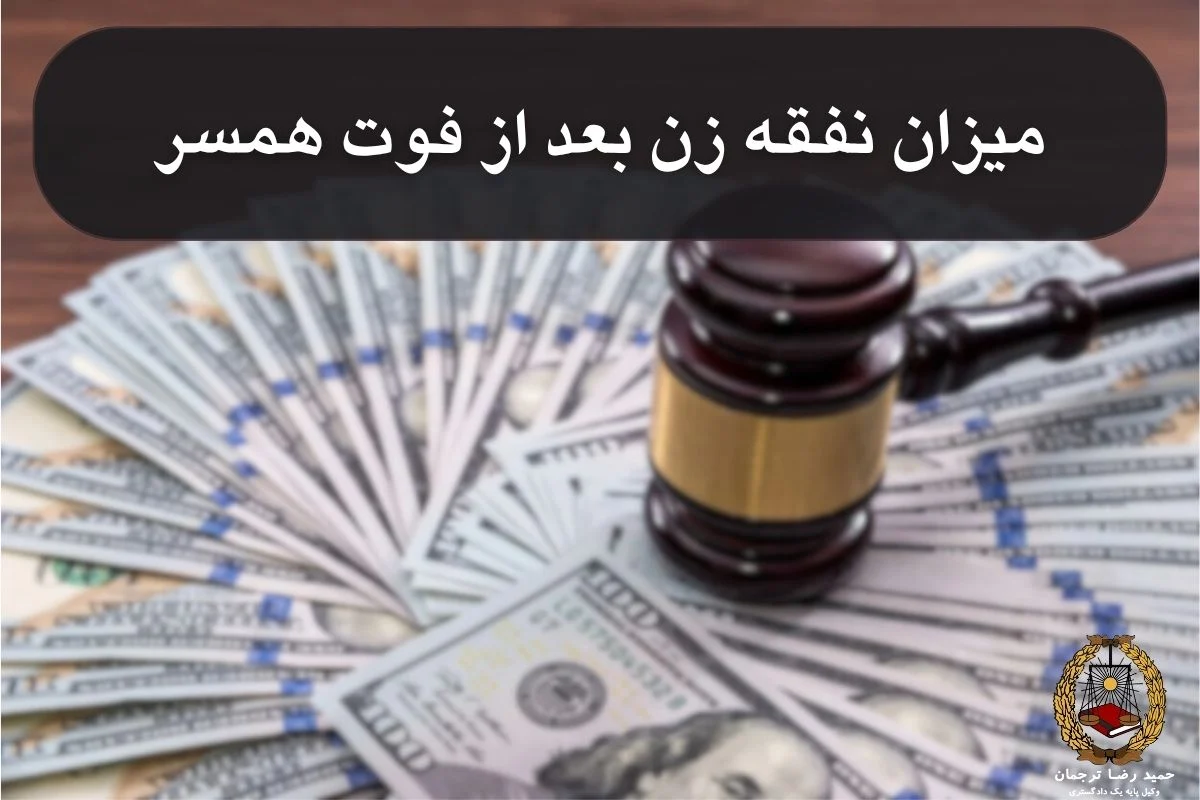 میزان نفقه زن